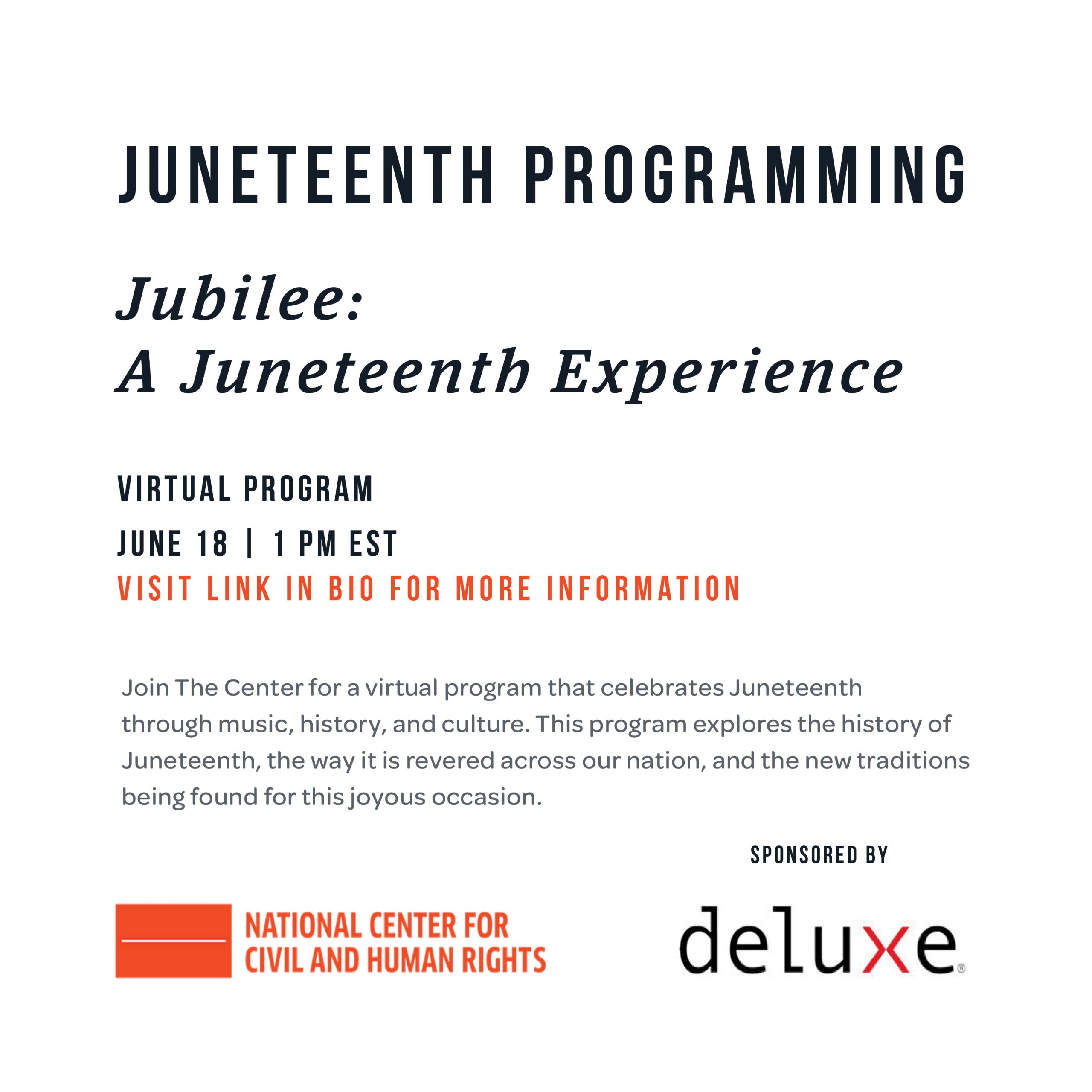 Jubilee: A Juneteenth Experience